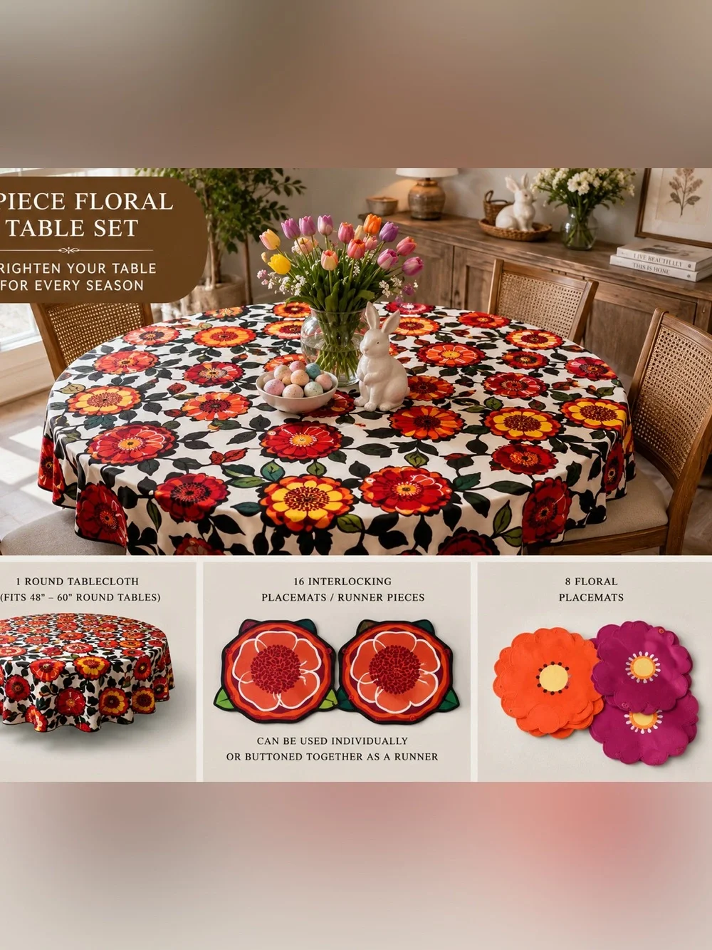 N/A vibrant floral